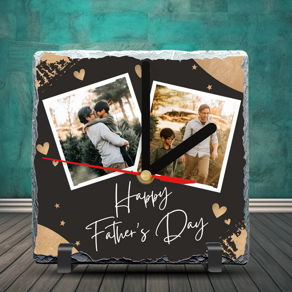 Father’s Day Slate Clock