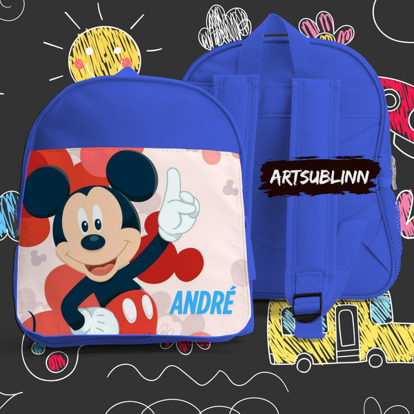 Blue School Backpack