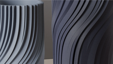 Vaso Torcido – Design Espiral Elegante