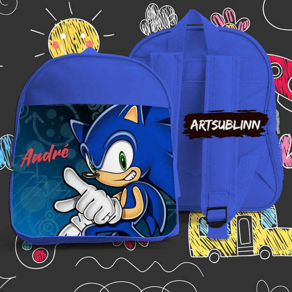 Blue School Backpack