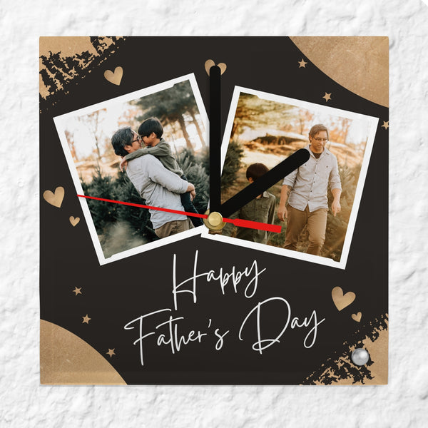 Crystal Slate Clock Father's Day