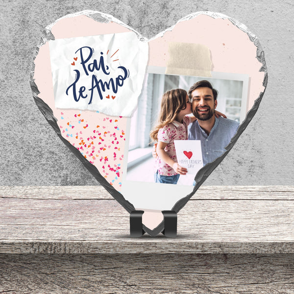 Father’s Day Slate Heart