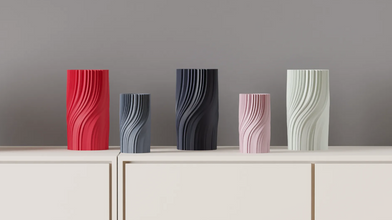 Vaso Torcido – Design Espiral Elegante