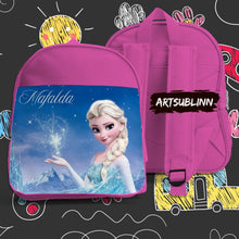 Mochila Escolar Rosa + Garrafa