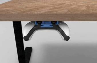 Support de manette PS5 sous le bureau
